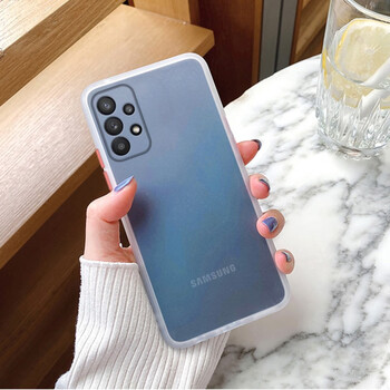首基艾派三星a32手机壳galaxya52新款全包防摔三星a72磨砂撞色5g手机