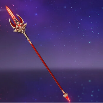 现货原神cos道具 胡桃五星 护摩之杖木质 长柄决斗之