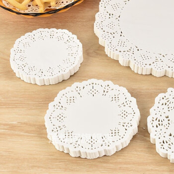厨房吸油纸家用吸油纸花底纸 圆形花纸 吸油纸烘焙用纸厨房花垫纸披萨