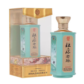 杜康杜康酒杜康老坛醇香52度浓香型500ml1瓶固态纯粮酿52vol500ml1瓶