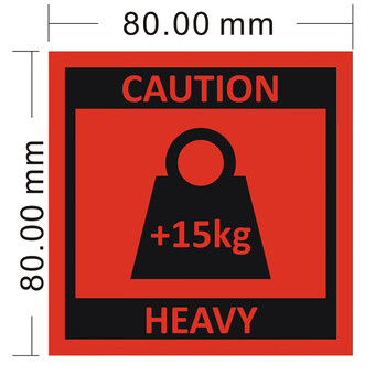 dzq亚马逊fba超重标签 警告标签 team lift标签 heavy package贴纸