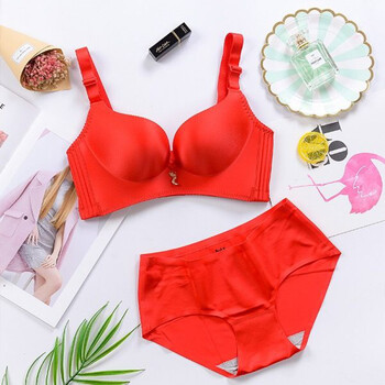 香港幸福火狐狸文胸无钢圈小胸聚拢加厚胸罩无痕调整型内衣女 07款