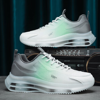 361运动鞋男款夏季网面透气增高厚底老爹秋款波鞋跑步减震渐变中学生