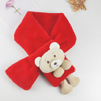 高端品质儿童围巾秋冬款0-14岁小孩子戴的韩版百搭围脖中大童宝宝毛绒