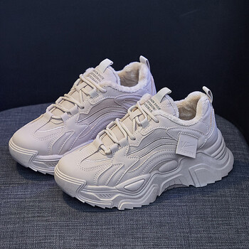 fengpilang卡迪高女鞋官方风格2023韩版春秋季新款老爹女鞋ins系带