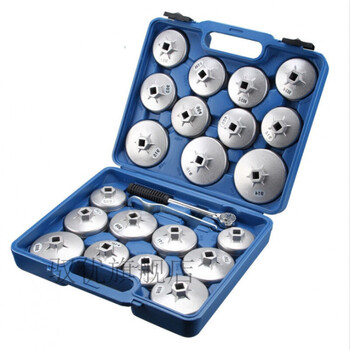 拆装工具机油格套装机滤滤芯扳手拆卸套筒汽车a1 23件帽式机油格扳手