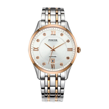 宝时捷poscer手表情人节礼物简爱系列钢带石英手表商务男士手表情侣表