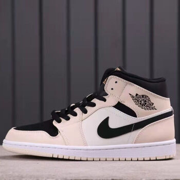 男女鞋aj1纯原高帮男鞋女鞋子倒钩学生鞋低帮运动篮球鞋鞋珍珠奶茶36