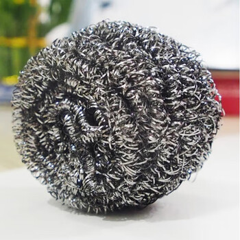新环 钢丝球不锈钢清洁球 去垢去油污 清洁球 8只装