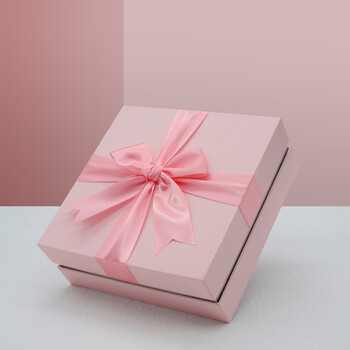 520礼物空盒少女心粉色礼物盒节日礼盒空盒情侣生日礼品520展示盒超大