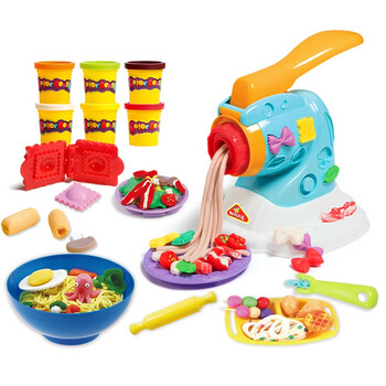 培培乐培培乐面条机彩泥套装 培培乐彩泥橡皮泥粘土超轻黏土面条机模具玩具女孩男孩生日礼物面条机彩泥套装