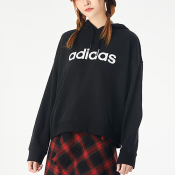 阿迪达斯 （adidas）连帽卫衣女秋季休闲帽衫套头衫GD9893（无货下架） GD9893 XL