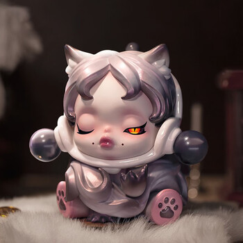 skullpanda食梦动物系列盲盒sp7代潮流礼物玩具 黯淡狐狸 确认款拆盒