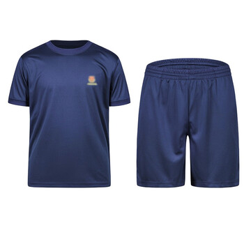 守邦 火焰蓝体能服消救援防员体能训练短袖服夏季户外运动速干短袖t恤
