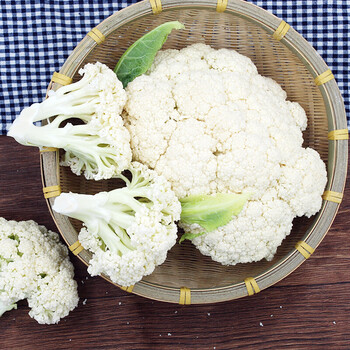 新鲜蔬菜花菜现摘现发绿色菜花4斤农家自种花椰菜白花菜1000g 图片价格品牌报价 京东