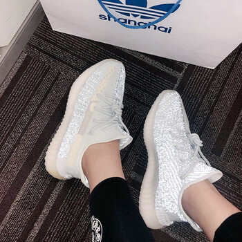 【hot】阿迪达斯椰子男女鞋adidas yeezy boost 350v2满天星侃爷运动