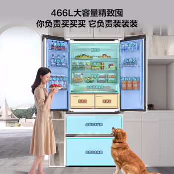分享：TCL冰箱R466T9-DQ评价怎样,到底怎么样?使用心得如何!!