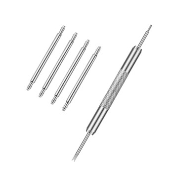 花木榕通用手表皮带钢带连接轴 生耳针弹簧针 不锈钢生耳杆表带卡针