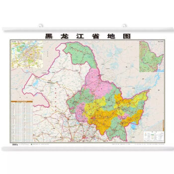 2022新山東廣東內蒙古吉林遼寧省黑龍江地圖掛圖11078米貼牆家黑龍江