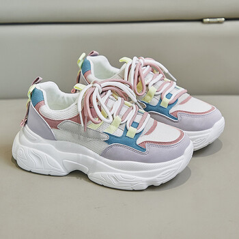 fengpilang卡迪高女鞋官方风格ins韩版新款老爹鞋女2023秋季学生运动