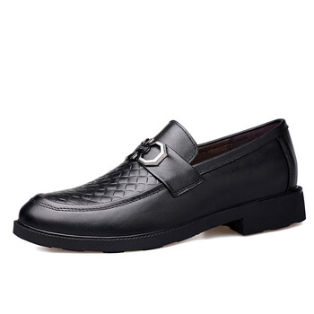 rutongsanyue轻奢品牌男鞋22秋季新款大小码商务休闲内增高皮鞋正装