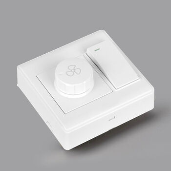 吊扇电风扇开关调速器带一开双控通用86型无极变速器调速开关旋钮带