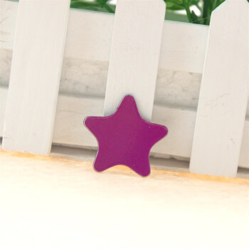 厂家DIY定制五角星磁贴 冰箱贴 白板磁贴l磁铁贴磁性黑板奖励磁贴 紫色 小