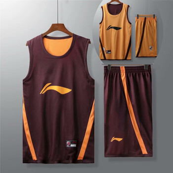 李宁双面篮球服套装男女cba赞助定制球衣大学生训练运动比赛队服