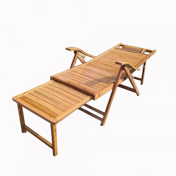 520礼物木头躺椅折叠便携夏天午睡椅老人休闲睡椅用阳台椅凉椅靠背