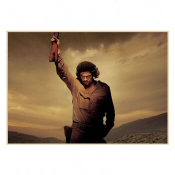 美识切格瓦拉牛皮纸复古海报酒吧咖啡馆餐厅挂画寝室宿舍画 02