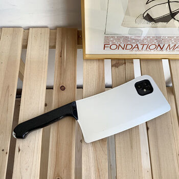 菜刀型手机壳苹果13搞怪iphone12创意11恶搞8plus趣味7xr网红 气质