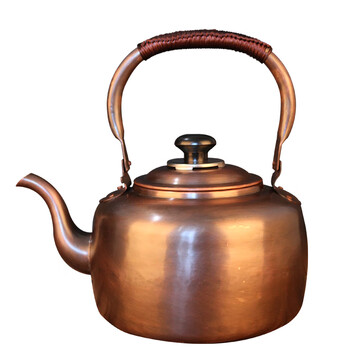 纯手工纯铜加厚复古大容量5l3l大号加汤壶 3l复古鸣笛明火(寿命王) 约