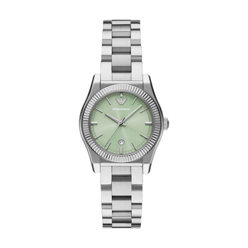 emporio armani/阿玛尼25夏季新款女士手表薄荷绿小