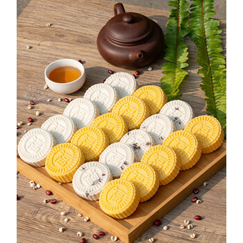 洪僖侨淮山薏米糕山药糕点传统手工米饼老式糕零食小吃点心过年年货5