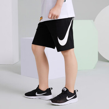 耐克nike纯棉亲肤耐克男小童短裤运动休闲百搭儿童短裤夏季透气舒适正