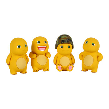 万代官方奶龙表情包动漫创意儿童玩具卡通可爱桌面摆件礼物 四款套装