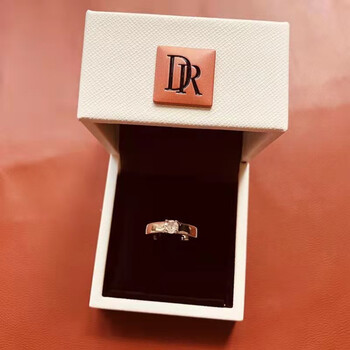 时尚道具开口可调节戒指莫桑钻石情侣对戒 经典男 dr礼盒【图片 价格