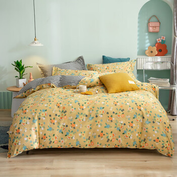 雅芳婷床上用品四件套 雅芳婷全棉四件套100床笠被套1.