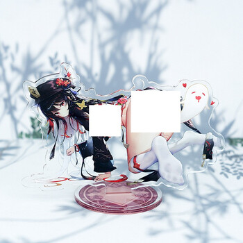 原神大立牌亚克力摆件动漫周边 胡桃趴姿