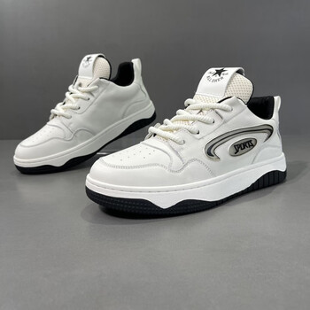 njtd意大利轻奢冬季男鞋秋季休闲鞋男士运动鞋男欧洲站男鞋百搭拼色白