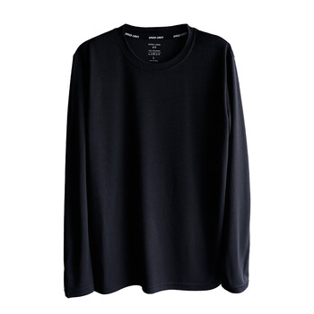 篮球训练投篮服纯色跑步服上衣宽松透气排汗运动t恤t 黑色 【散口袖】