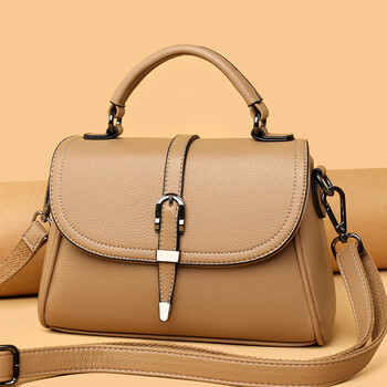 酷奇袋鼠轻奢女包感中年妈妈手提包大容量时尚简约斜挎包包气质轻奢