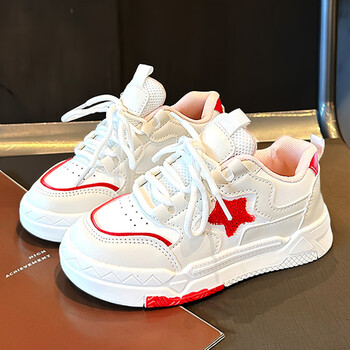 季回力休女童鞋夏季2023新款儿童小白鞋中大童运动鞋女孩春秋板鞋潮小