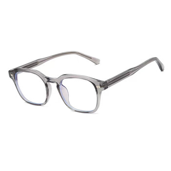 透明眼镜框女圆脸素颜神器装饰镜日系超轻防非球面蓝光眼镜 透灰框