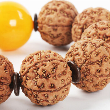 大金刚菩提手串原籽满肉6六7七8八瓣黄皮蜂窝印尼金刚菩提子男士 九瓣