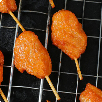 迷你肉串牙签肉鸡肉串小肉串油炸半成品空气炸锅小吃冷冻食品批发