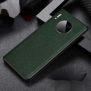 陆魅华为mate30pro手机壳5g版真皮商务mate30皮套保护套全包软边个性