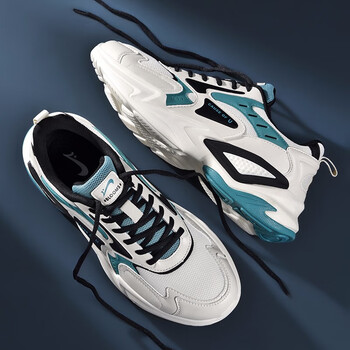 贵人鸟男鞋夏季轻便透气网面跑步鞋增高厚底老爹鞋户外时尚休闲运动鞋