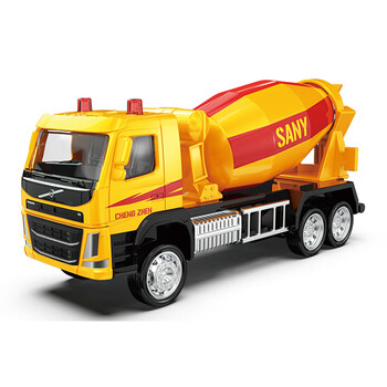 72合金汽车模型仿真迷你小工程运输车儿童玩具男孩 消防车 搅拌车
