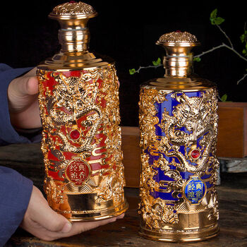 九五至尊酒750毫升52度龙瓶浓香型原浆酒高度酒水白酒整箱52度龙红蓝